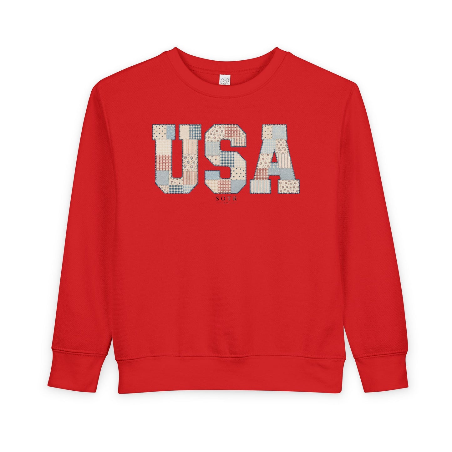 USA Patchwork Toddler Sweatshirt