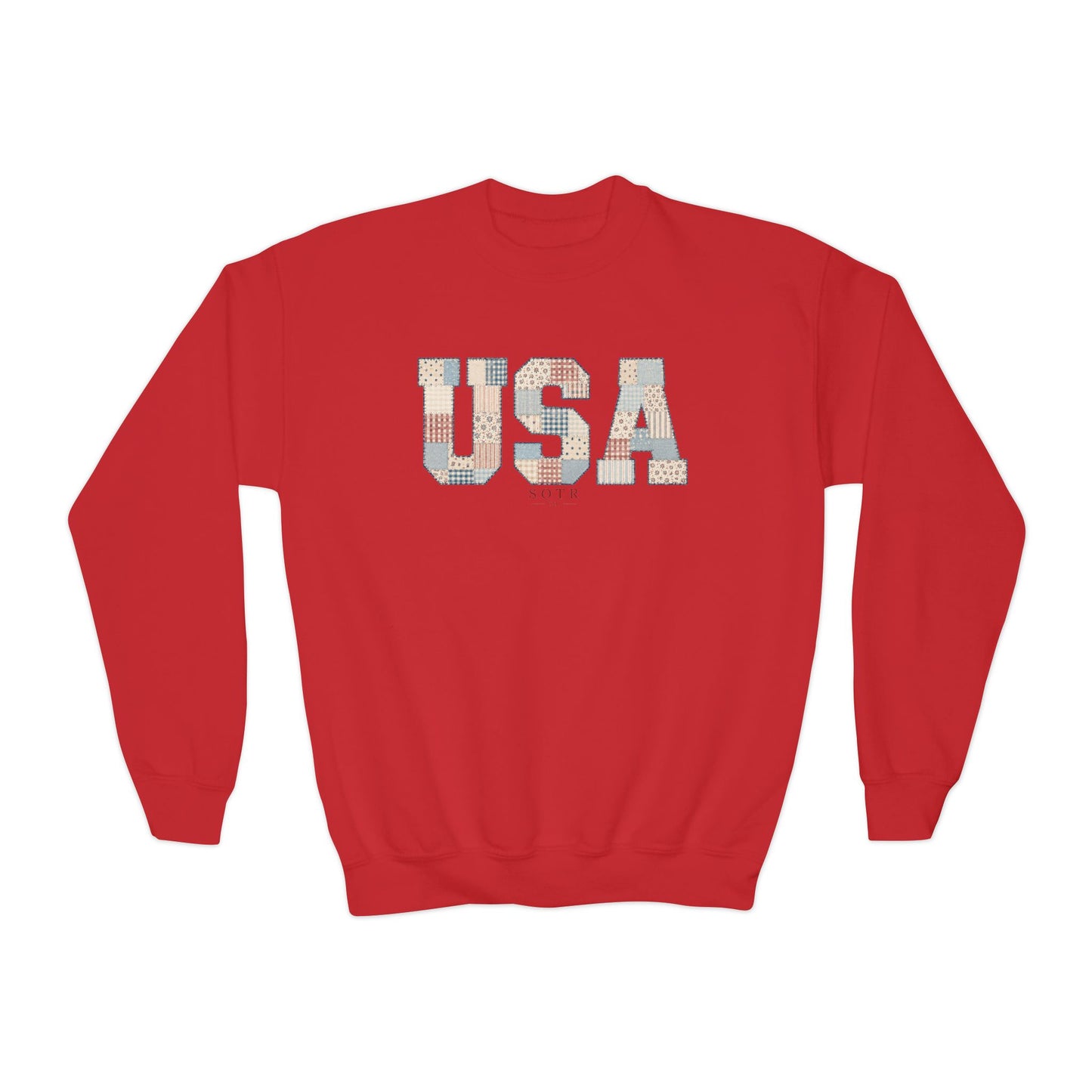 USA Patchwork Kids Sweatshirt