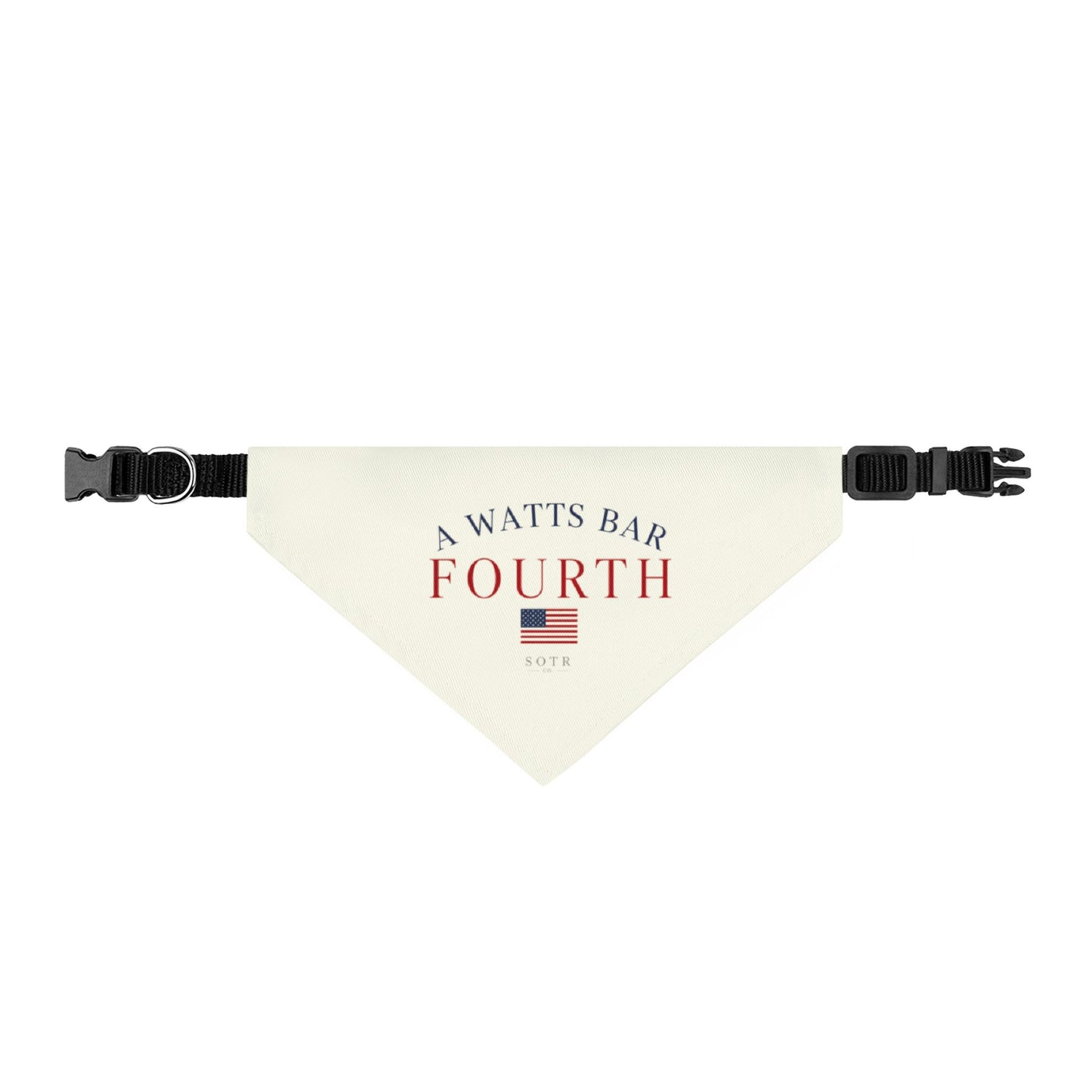 A Watts Bar Fourth Clip On Pet Bandana