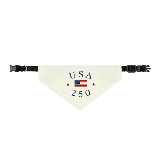 USA 250 Clip On Pet Bandana