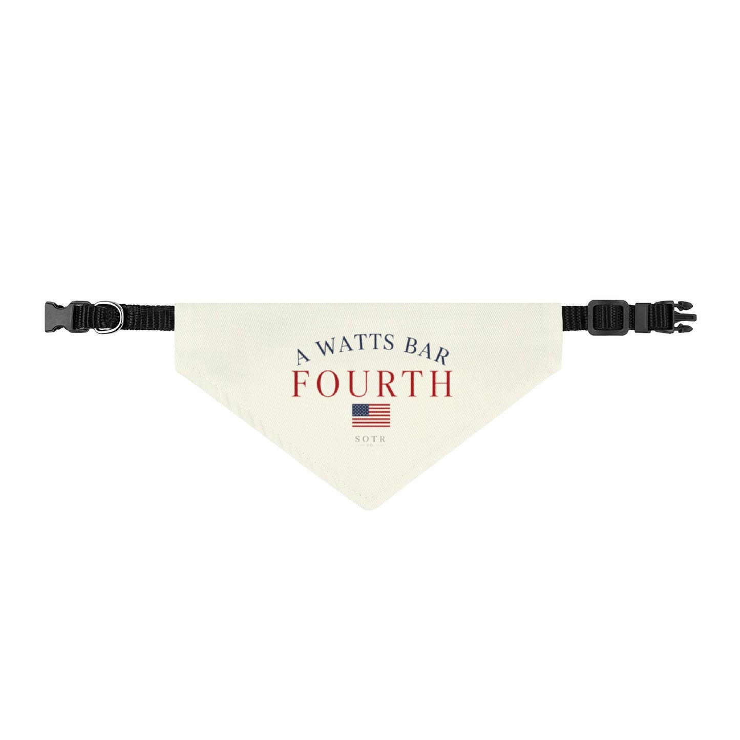 A Watts Bar Fourth Clip On Pet Bandana