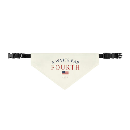 A Watts Bar Fourth Clip On Pet Bandana