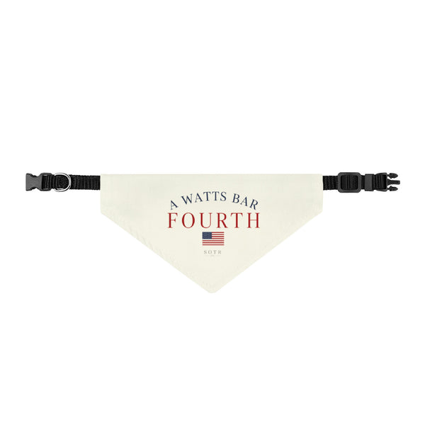 A Watts Bar Fourth Clip On Pet Bandana