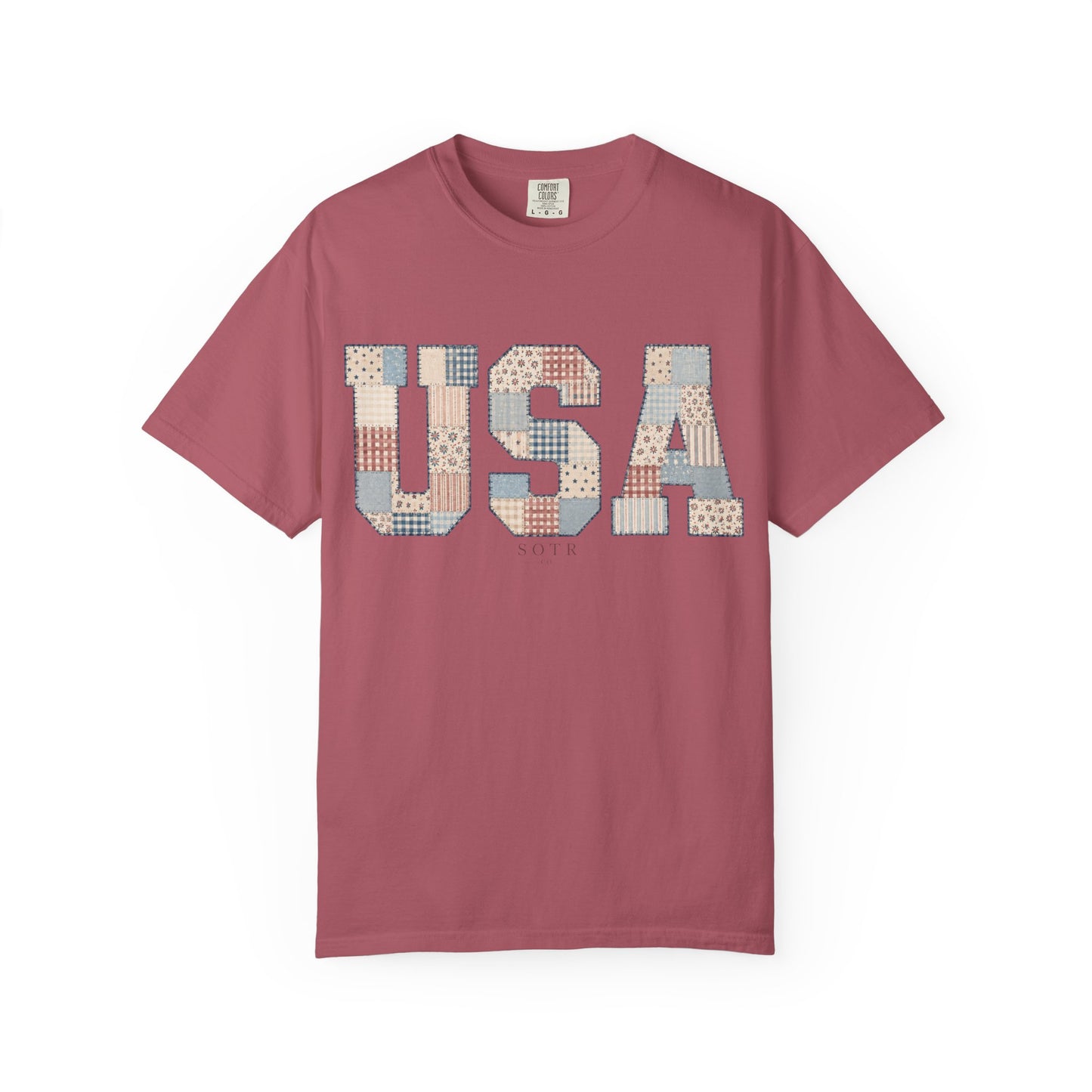 USA Patchwork Adult T