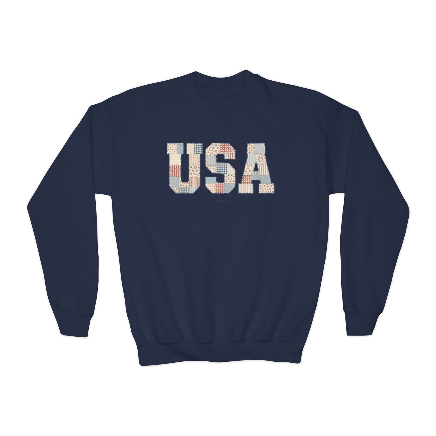 USA Patchwork Kids Sweatshirt
