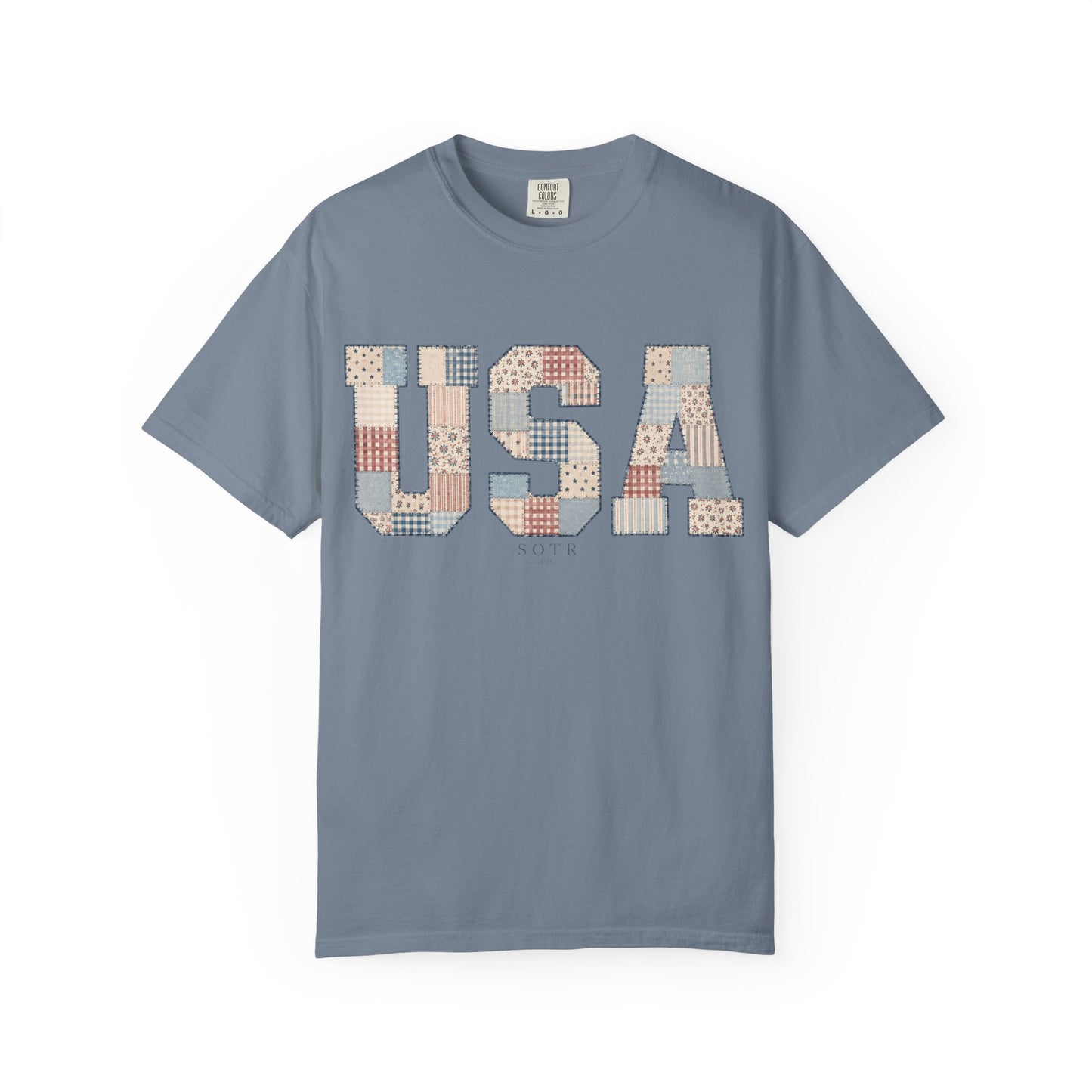 USA Patchwork Adult T