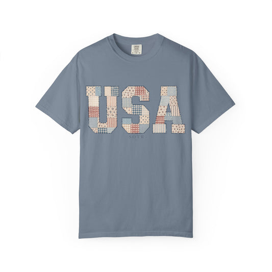 USA Patchwork Adult T