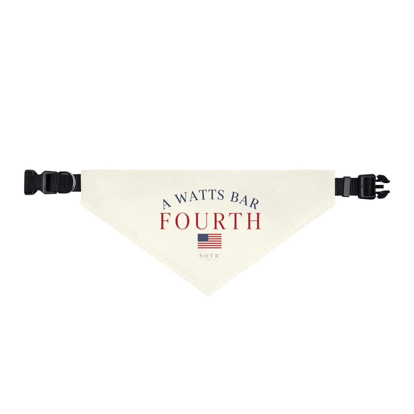 A Watts Bar Fourth Clip On Pet Bandana