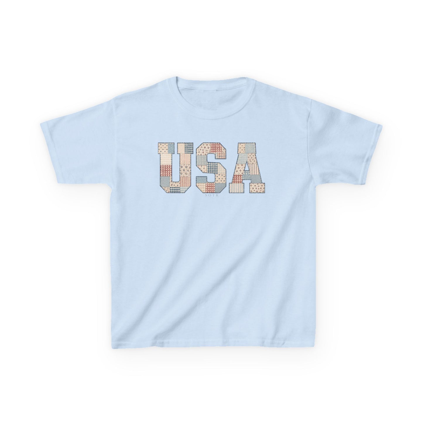 USA Patchwork Kids T