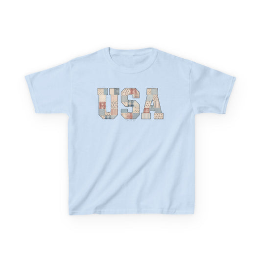 USA Patchwork Kids T